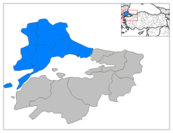 Tracia orientale - Localizzazione