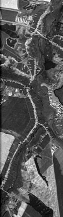 Спутниковая съёмка села Курасовка. 1970 год
