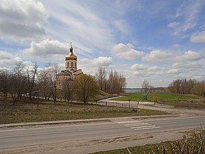 Вигляд на церкву Святих великомучениць Віри, Надії, Любові та матері їх Софії