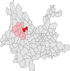 Localização de Bīnchuān Xiàn