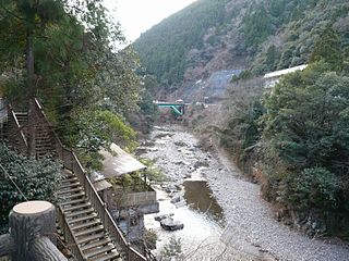 Ryujin Onsen Thermal spring in Wakayama Prefecture, Japan
