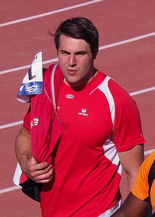 Philip Milanov veroverde voor België de allereerste zilveren medaille op een WK met zijn discusworp van 65,67 m, tevens een Belgisch record.