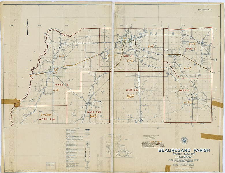 File:1950 Census Enumeration District Maps - Louisiana (LA) - Beauregard Parish - Beauregard Parish - ED 6-1 to 20 - NARA - 12171491 (page 1).jpg