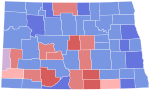 Thumbnail for File:1968 North Dakota gubernatorial election results map by county.svg