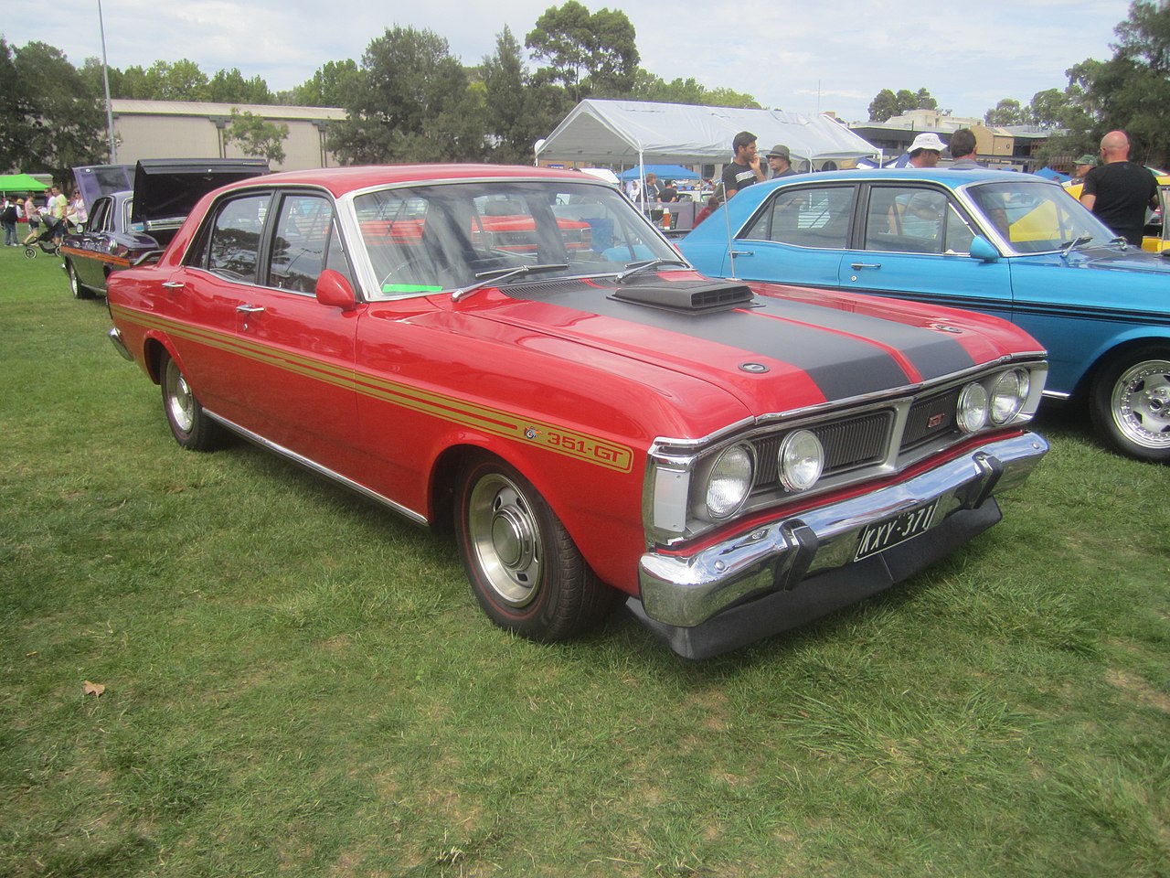 File 1971 Ford Falcon Xy Gtho Track Red Jpg Wikimedia Commons