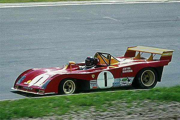 Ickx driving a Ferrari 312PB at the Nürburgring in 1973