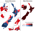 Results of the 1987 New Zealand general election.