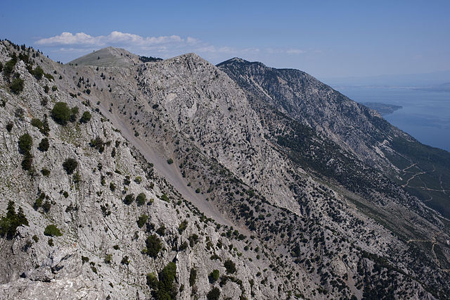 View of Kantili mountain.