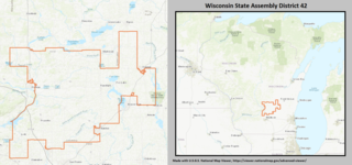 <span class="mw-page-title-main">Wisconsin's 42nd Assembly district</span> American legislative district in south-central Wisconsin