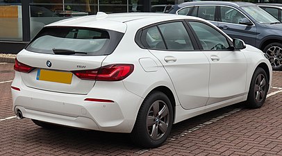 BMW 118i, achteraanzicht