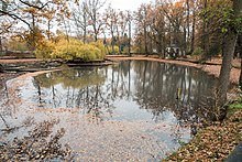 Abgelassener Forstweiher im Herbst 2021