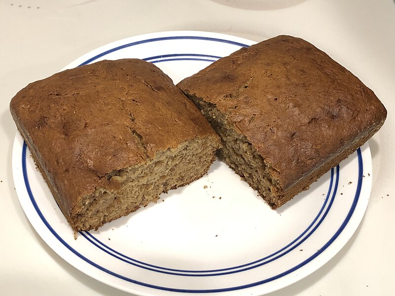 File:2023-05-20 20 07 49 Freshly baked banana bread in the Mountainview section of Ewing Township, Mercer County, New Jersey.jpg