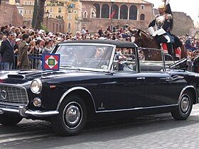 Lancia-Flaminia Landaulet van de Italiaanse president