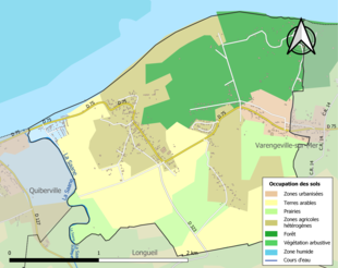 Mappa a colori che mostra l'uso del suolo.