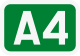 Štit autoceste A4}}