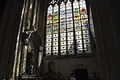 Een glasraam in de abdijkerk van Rouen