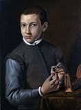 Портрет сына. 1587—1593. Холст, масло. Галерея старых мастеров, Дрезден