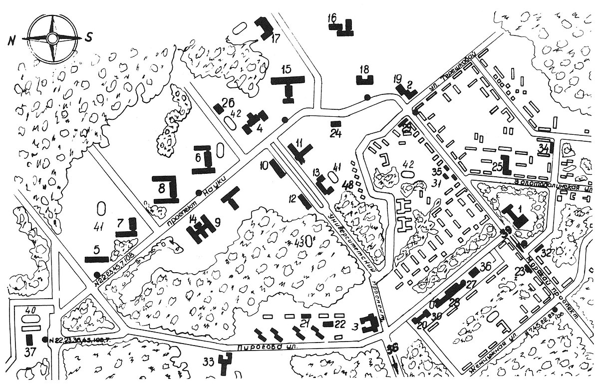 Проект планировки академгородок