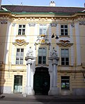 Old town hall with Andromeda fountain, today district office