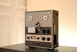 Ampex portable reel tape recorder