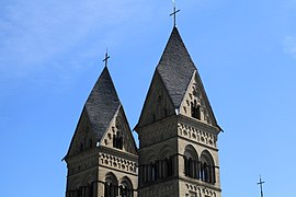 Das Rhombendach der Kirche Maria Himmelfahrt in Andernach