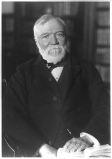 Andrew Carnegie (25 November 1835 - 11 August 1919) was an American businessman, philanthropist, and major supporter of public libraries. Andrew Carnegie 1.png