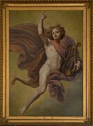 Apollon dans les nuées, fragment de plafond peint - Musée de Dinan
