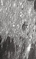 English: Apollonius lunar crater as seen from Earth with satellite craters labeled