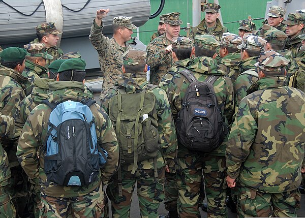 2009: Training on USS Oak Hill