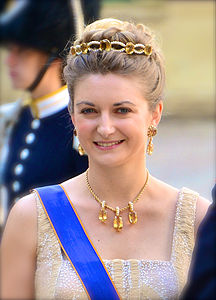 Bandeau tiara (worn by princess Stéphanie of Luxembourg)