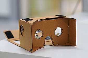 Google Cardboard tillhör kategorin VR-glasögon.