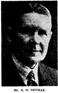 A. O. Neville Australian public servant