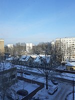 Auksta un saulaina diena Rīgas rietumu daļā. 2021. gada 17. janvāris.