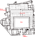 Floor plan of Al Azhar Mosque