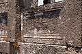 Ba'ude (بعودا), Syria - Detail of parapet with relief cross on portico of unidentified structure - PHBZ024 2016 4815 - Dumbarton Oaks.jpg