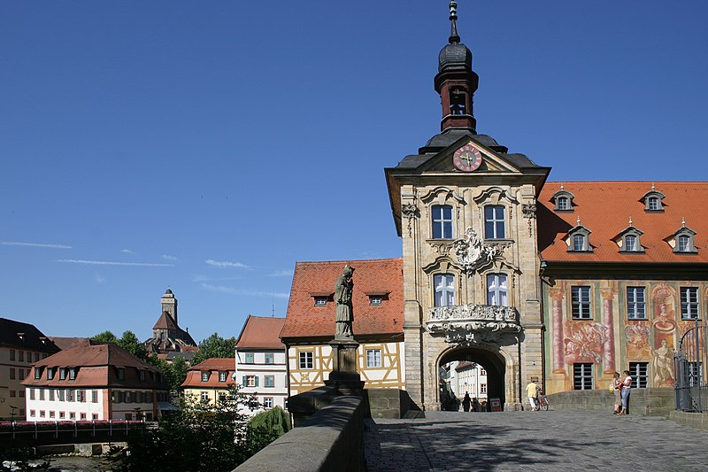 File:Bamberg-Altes Rathaus-46-Obere Bruecke-Obere Pfarre-2006-gje.jpg