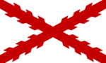 Thumbnail for File:Bandera de la Cruz de Borgoña.png