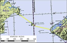 Possible route of a bridge or tunnel across the Bering Strait. BeringBridge.jpg