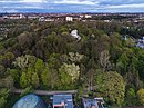 Luftbild vom Insulaner mit Planetarium