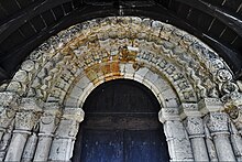 The 12th century doorway Birkin, St. Mary's Church, Norman doorway - geograph.org.uk - 5930443.jpg