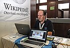 Čeština: Wikimedia CZ na 26. podzimním knižním veletrhu v Havlíčkově Brodu English: Wikimedia CZ at the Autumn Book Fair 2016 in Havlíčkův Brod, Czech Republic.