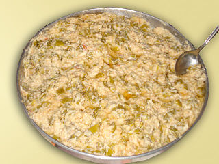 Borani Iranian appetizer