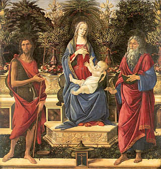 <i>Bardi Madonna</i> Painting by Sandro Botticelli