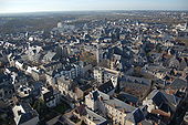 Vue de Bourges depuis la cathédrale (définition réelle 170 × 100*)