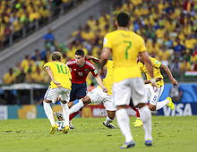 Brazil and Colombia match at the FIFA World Cup 2014-07-04 (14).jpg