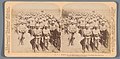 Britse soldaten marcheren naar Kroonstad, Zuid-Afrika A halt for rest - the Guards Brigade on the March to Kroonstadt - Boer War, S.A. (titel op object), RP-F-F08996.jpg