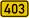 Bundesstraße 403 number.svg