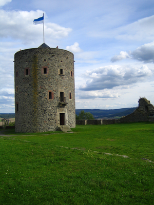 Lookout tower on the Hohenburg