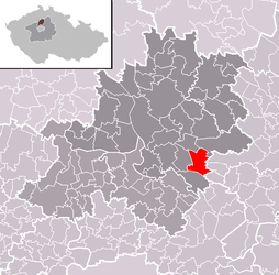 Byšice - Carte