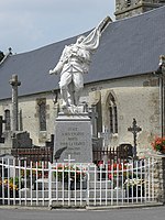 Le Poilu mourant en défendant le Drapeau (monument aux morts)[33]